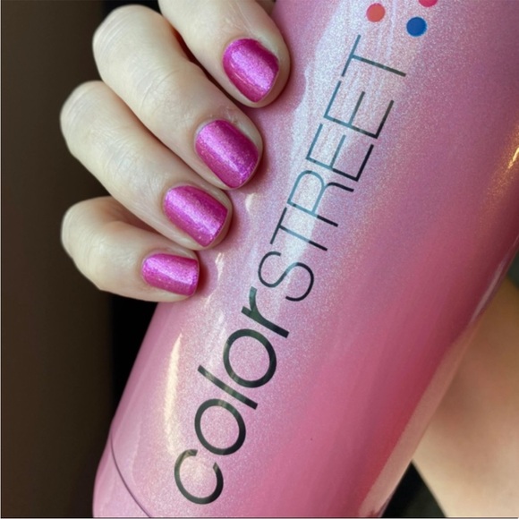 *Retired* Color Street: Show Time | Pink Orchid Barbie Glitter Spring Summer - Picture 8 of 13